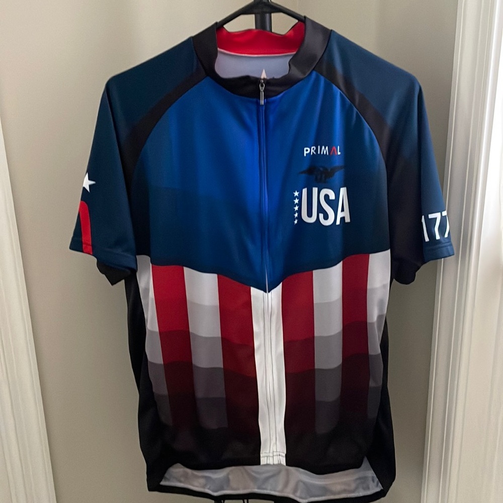 Patriotic Primal Cycling Jersey - Men’s 2 XL